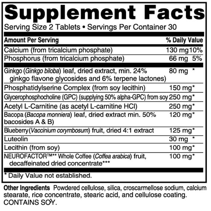 Advanced Memory Formula | Supplements