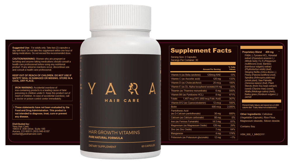Yara Hair Growth Vitamins Now!