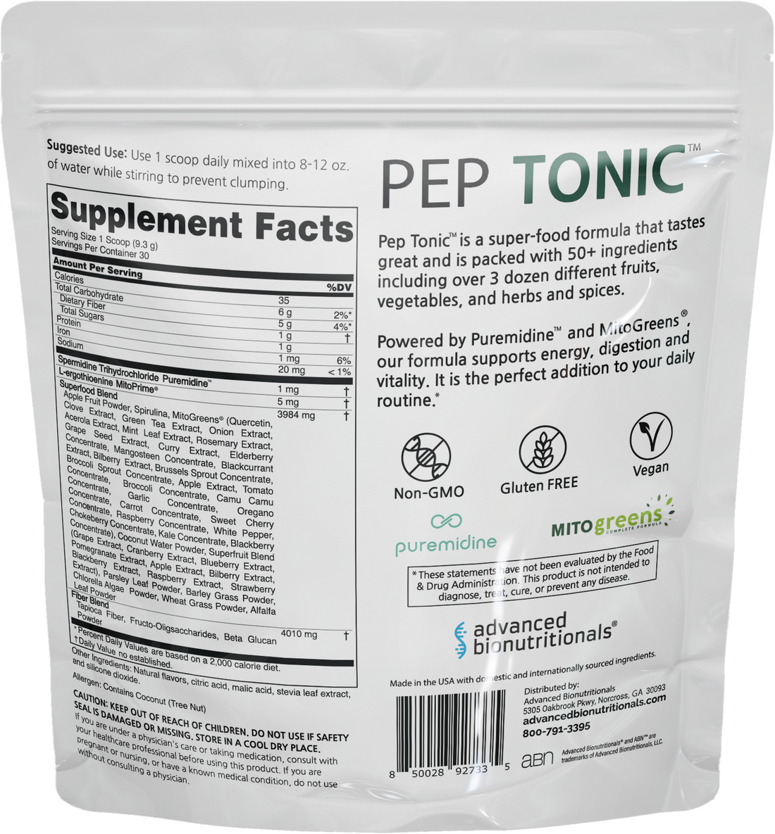 Pep Tonic | Supplements
